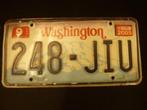 Kentekenplaat licenseplate Washington 3 USA, Auto's, Gebruikt, Verzenden