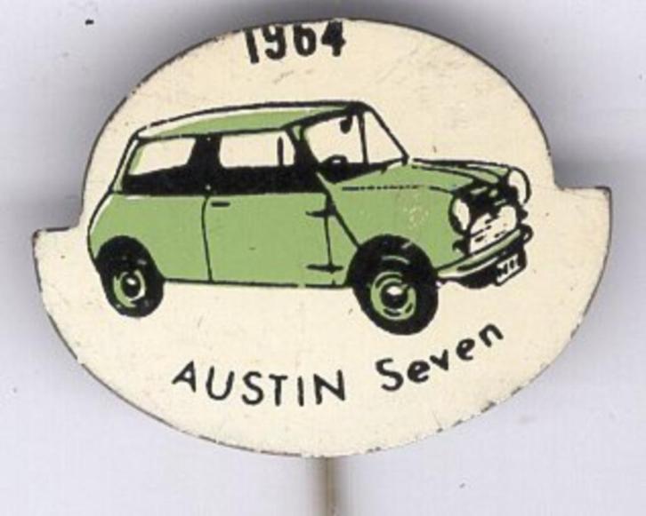 1964 Austin Seven groen/blik oldtimer auto speldje ( A_062 ), Verzamelen, Speldjes, Pins en Buttons, Zo goed als nieuw, Speldje of Pin