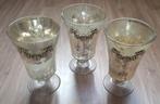 Set van 3 Aparte Decoratieve Glazen Glaswerk, Ophalen of Verzenden, Gebruikt, Overige typen