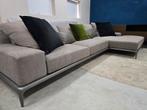 Poliform Park sofa - Italiaanse design bank chaise longue, Ophalen of Verzenden, Zo goed als nieuw, Aluminium, Bank