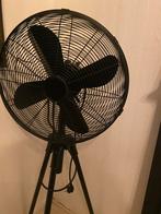 Zwarte Statiefventilator, Ophalen of Verzenden, Zo goed als nieuw, Statiefventilator