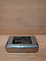 Vintage Sigarettendoos met Herten, Antiek en Kunst, Ophalen of Verzenden