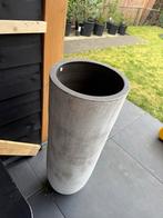 Betonlook Bloempot Lichtgrijs - Hoge Maat, Ophalen, Gebruikt, Minder dan 60 cm, Rond