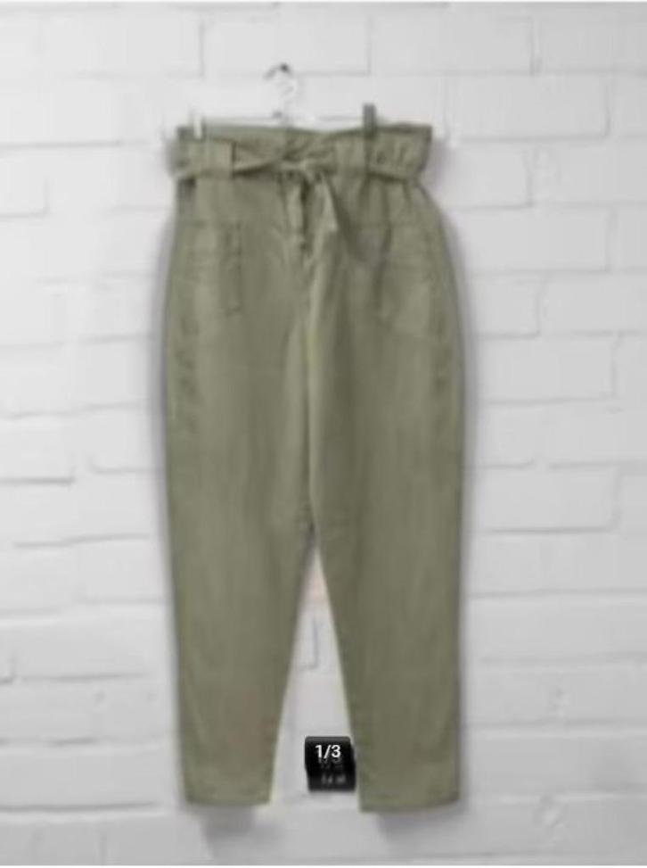 BA&SH - Prachtige broek maat 0/34 - Nieuw €170 - BASH, Kleding | Dames, Broeken en Pantalons, Nieuw, Maat 34 (XS) of kleiner, Groen