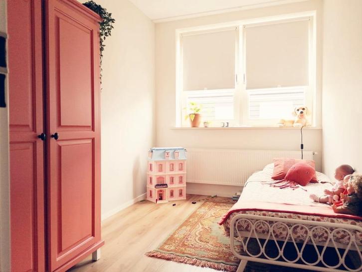 Vintage staal rotan spiraalbed 70x180, Kinderen en Baby's, Kinderkamer | Bedden, Zo goed als nieuw, 140 tot 160 cm, 70 tot 85 cm