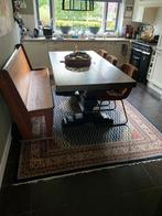 Robuuste Kloostertafel (200x100), Huis en Inrichting, Tafels | Eettafels, Ophalen, 100 tot 150 cm, Eikenhout, 200 cm of meer