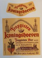 Etiket+halsetiket trappisten bier koningshoeven tilburg, Nieuw, Overige merken, Ophalen of Verzenden
