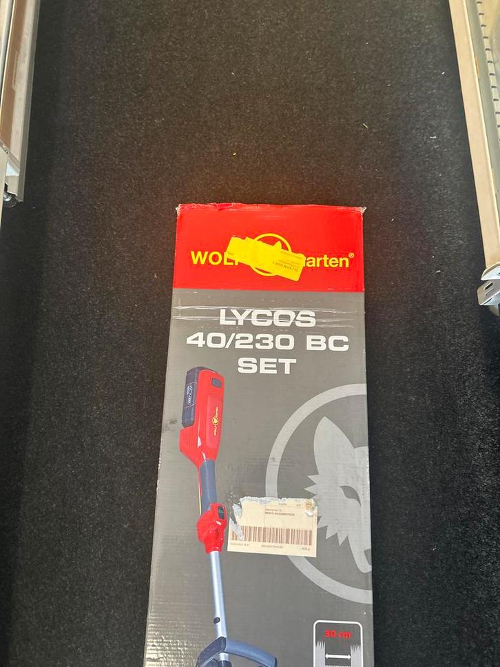 Wolf Garten LYCOS 40/230 BC Accu Grastrimmer - Nieuw!, Tuin en Terras, Grastrimmers, Nieuw, Accu, 10 tot 30 cm, Ophalen