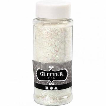 Creativ Company deco glitter fibers kristal potje 110 gram beschikbaar voor biedingen
