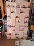 Antieke 18e Eeuwse Tegels - Handbeschilderd, Ophalen of Verzenden