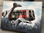 Walvis Metro Graffiti Kunst Schilderij, Antiek en Kunst, Ophalen