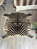 Zebra print vloerkleed - 130x146 cm, Ophalen, Gebruikt, 100 tot 150 cm, Wit