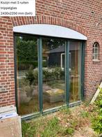 Buiten kozijnen raam/deur trippelglas, Doe-het-zelf en Verbouw, Kozijnen en Schuifpuien, Gebruikt, Raamkozijn, Inclusief glas