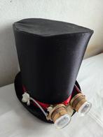 Hoge Carnaval's hoed 1 x gebruikt als steampunk, Hobby en Vrije tijd, Feestartikelen, Ophalen of Verzenden, Gebruikt, Carnaval