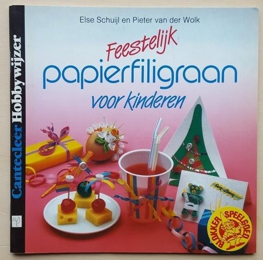 Boekje "feestelijk papierfiligraan voor kinderen"., Hobby en Vrije tijd, Ophalen of Verzenden, Nieuw