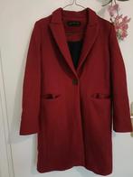 Zara bordeaux rood mantel jas mt S, Zara, Ophalen of Verzenden, Maat 36 (S), Gedragen