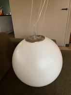 Hanglamp met wit glazen bol, Verzenden, Zo goed als nieuw, Minder dan 50 cm