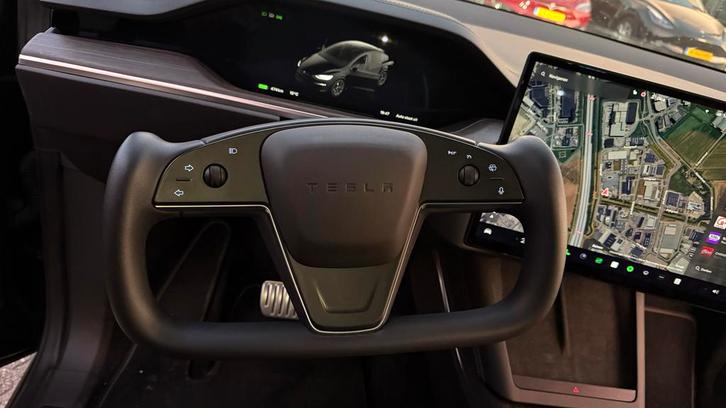 Tesla Model X Yoke Stuur zonder airbag model 2023, Auto-onderdelen, Besturing, Gebruikt, Ophalen of Verzenden