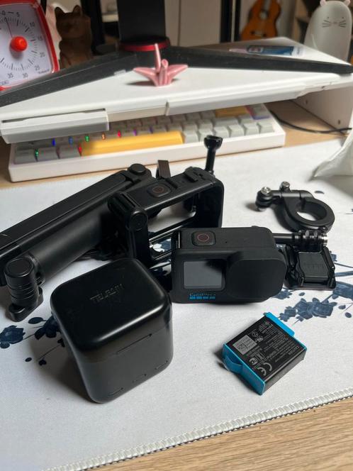 GoPro Hero 10 met MediaMod en veel accessoires, Audio, Tv en Foto, Actiecamera's, Zo goed als nieuw, GoPro, Ophalen of Verzenden