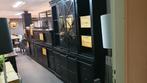 Dressoir Mangohout | Zwart | Breedte: 145,0cm, Huis en Inrichting, Ophalen, 100 tot 150 cm, Nieuw, 25 tot 50 cm