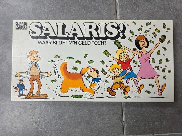 Salaris! Bordspel Parker - Waar blijft m'n geld toch?, Hobby en Vrije tijd, Gezelschapsspellen | Bordspellen, Zo goed als nieuw