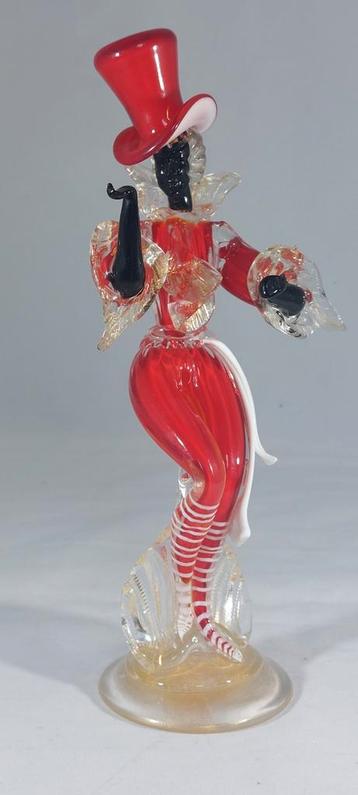 Art Glass, Venetian Murano, Black Dancer by Franco Toffolo, beschikbaar voor biedingen