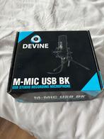 Devine M-Mic USB BK - Nieuw!, Muziek en Instrumenten, Microfoons, Ophalen of Verzenden, Nieuw, Studiomicrofoon