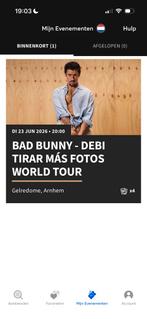 Bad Bunny ticket staanplaats 23 juni 2026, Eén persoon, Juni