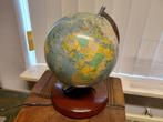 Vintage globe op houten voet met verlichting., Antiek en Kunst, Verzenden