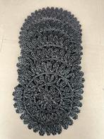 Placemat Liko 38cm Zwart - set 6, Ophalen of Verzenden, Zo goed als nieuw, Glas of Kopje