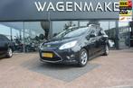 Ford Grand C-Max 1.0 Ambiente Clima|Stoelvw|DealerOH!, Voorwielaandrijving, Gebruikt, Zwart, Handgeschakeld
