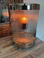 Rivièra Maison hurricane tafellamp., Modern, hotel chic, Ophalen of Verzenden, Zo goed als nieuw, Glas