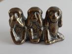 Antiek Horen, zien en zwijgen, 3 wijze apen. Peerage England, Verzamelen, Ophalen of Verzenden, Zo goed als nieuw, Dier
