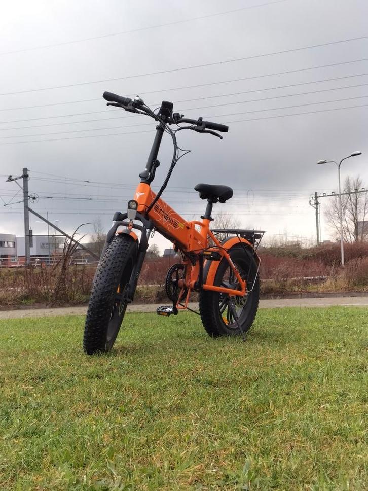 Enguie Fatbike Oranje [vouwfiets] - Perfecte E-Bike!, Fietsen en Brommers, Elektrische fietsen, Gebruikt, Overige merken, 51 tot 55 cm