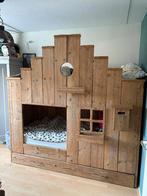 Stapelbed huisje grenen, Ophalen, Gebruikt, Stapelbed