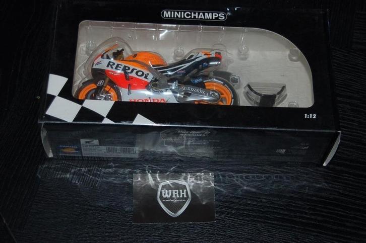 1:12 HONDA RC213 V PEDROSA REPSOL Minichamps WRH, Hobby en Vrije tijd, Modelauto's | 1:5 tot 1:12, Zo goed als nieuw, Motor, 1:9 t/m 1:12