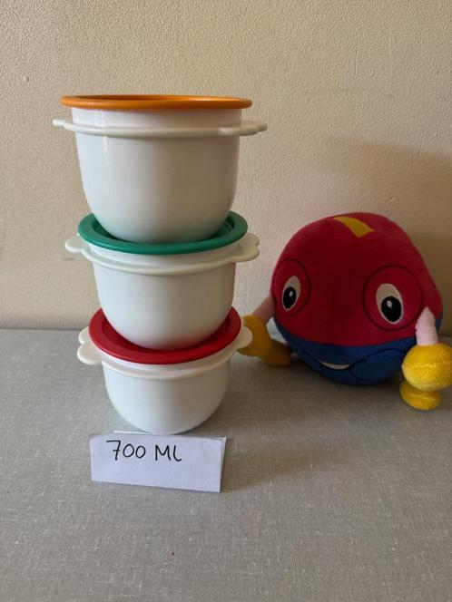 3 Z.G.A.N. voorraadbakjes voorraad bakken met TOUCH deksels, Huis en Inrichting, Keuken | Tupperware, Zo goed als nieuw, Bak of Kom