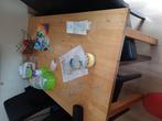 Ikea eettafel en leen bakker stoelen te koop aangeboden, Huis en Inrichting, Ophalen of Verzenden, Gebruikt, Rechthoekig, 50 tot 100 cm