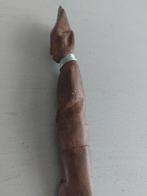Vintage Afrikaanse Houten Brievenopener/Mes - Teakhout, Antiek en Kunst, Ophalen of Verzenden