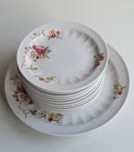 Vintage Seltmann gebakstel: 12 schoteltjes en gebakschaal, Antiek en Kunst, Ophalen of Verzenden