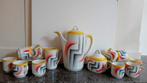 Art deco theeservies, op 2 kopjes na compleet, Antiek en Kunst, Antiek | Keramiek en Aardewerk, Ophalen of Verzenden