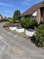 Op maar gemaakte micto bloembakken, 100 cm of meer, Vierkant, Nieuw, Metaal