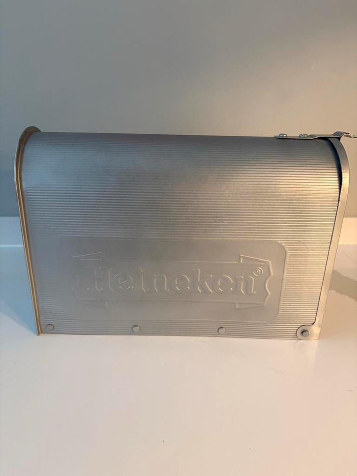 Heineken Brievenbus Amerikaans Model - Zo Goed Als Nieuw, Verzamelen, Biermerken, Nieuw, Overige typen, Heineken, Verzenden