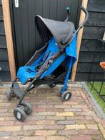 Chicco buggy blauw inkalpbaar vakantie paraplubuggy kind, Ophalen, Overige merken, Verstelbare rugleuning