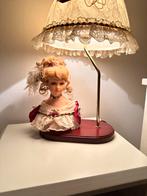 Porseleinen Pop Lamp te koop!, Huis en Inrichting, Lampen | Tafellampen, Ophalen, Zo goed als nieuw, Minder dan 50 cm