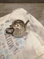 WEG=WEG!! MOOIE KLEINE THEEPOT RVS | NICE SMALL TEAPOT STEEL, Ophalen of Verzenden, Gebruikt