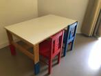 IKEA Kindertafel + 2 stoelen, Kinderen en Baby's, Kinderkamer | Tafels en Stoelen, Gebruikt, Tafel(s) en Stoel(en), Ophalen