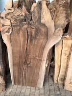 Robuuste wandplanken barbladen oud eiken iep taxus noten, Ophalen, Nieuw