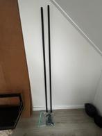 Gordijnroede Ikea zwart uitschuifbaar 210-385, Ophalen, Zwart, Zo goed als nieuw, 200 cm of meer
