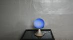 blauw paddestoel lampje zo'n 15 cm doorsnede, Huis en Inrichting, Lampen | Tafellampen, Minder dan 50 cm, Zo goed als nieuw, Ophalen